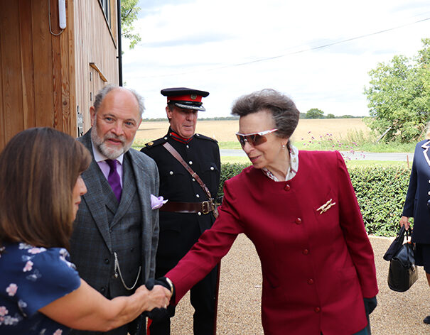 HRH The Princess Royal arrives at Piglets Boutique B&B