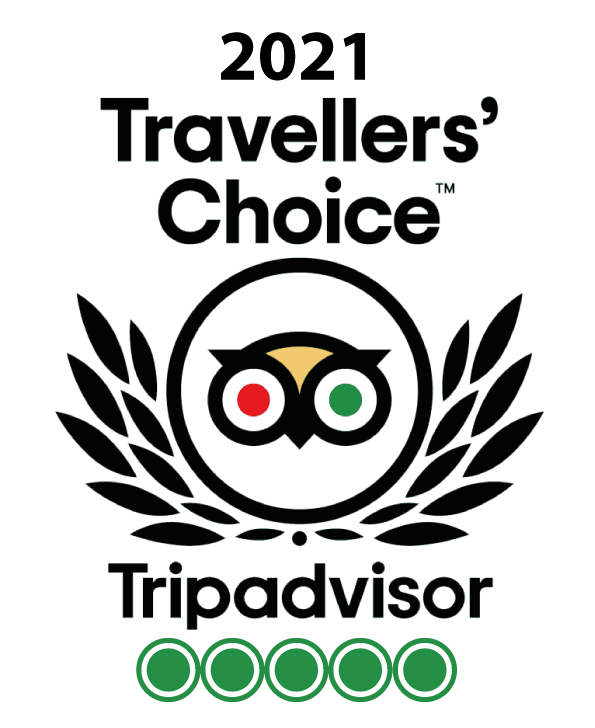 Trip Advisor Travellers' Choice award 2021