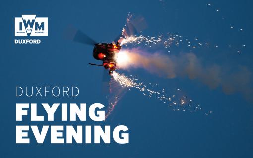 Duxford flying evening promo poster