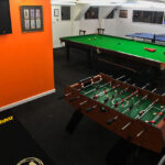 Interior of the games room at Piglets Boutique Country Stay