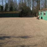 Theoriginal car park at Piglets before conversion to the swimming pond