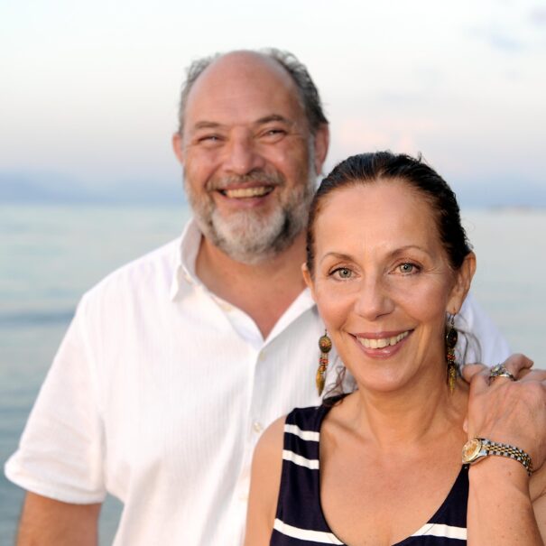 The hosts of Piglets Boutique Country Stay enjoying a break in Corfu